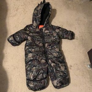 Infant winter jacket. Full zip